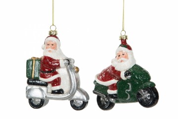 Juletrepynt Nisse på Mc eller Moped