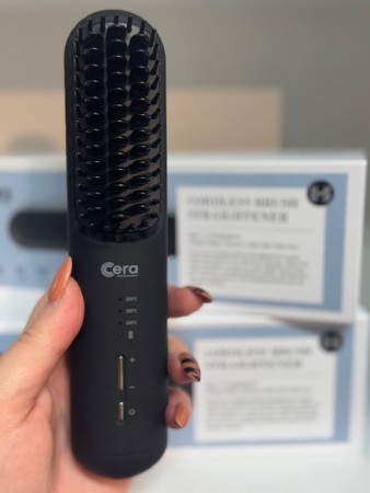 Cera Professional   Cordless Brush Straightener